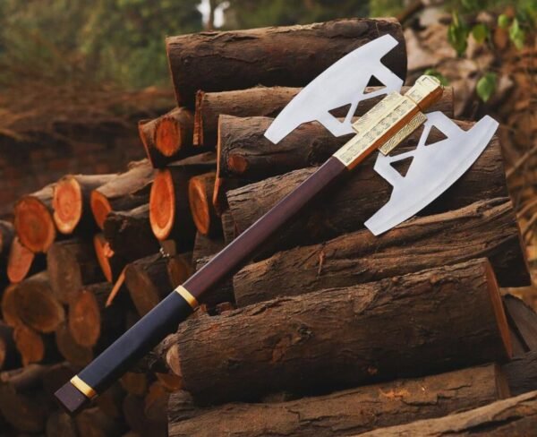 Handmade Gimli Axe: Stainless Steel Lord of the Rings Replica with Case