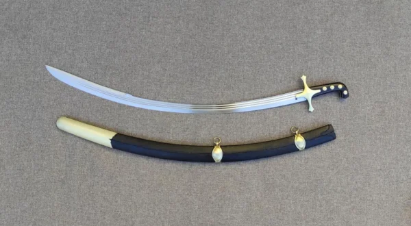 Handmade Unique Ismalic Sword, Shamshir With Scabbard Gift For Him