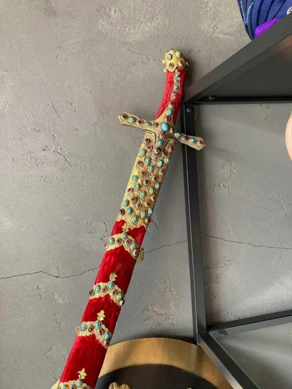 Khalid Bin Al-Walid Sword, Islamic History Saber, Wall arts, Decoration Sword, Historical Gift Replica