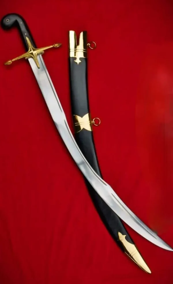 Handmade High Carbon Steel Sword, Vengai Wood Handle, Wooden Scabbard