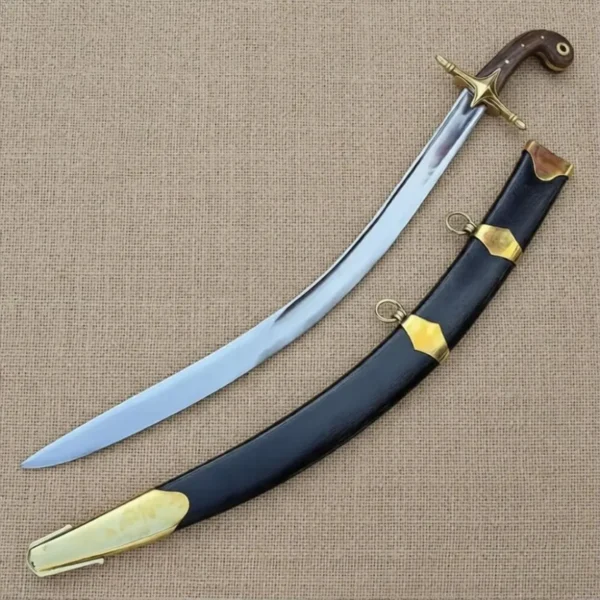 Handmade Ottoman Pala Kilij, Historical Sword, Unique Sabre With Scabbard Gift For Him