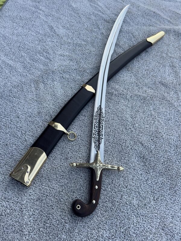 Handmade Islamic Shamshir, Arabic Sword, Saber With Scabbard Gift For Him