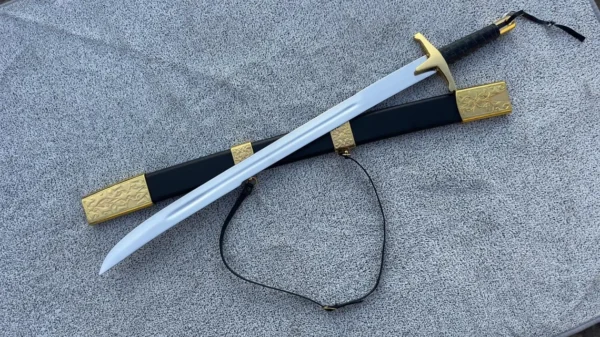 Handmade Ertugrul Sword. Turkish Dirilis Sword With Scabbard Replica Gift For Him