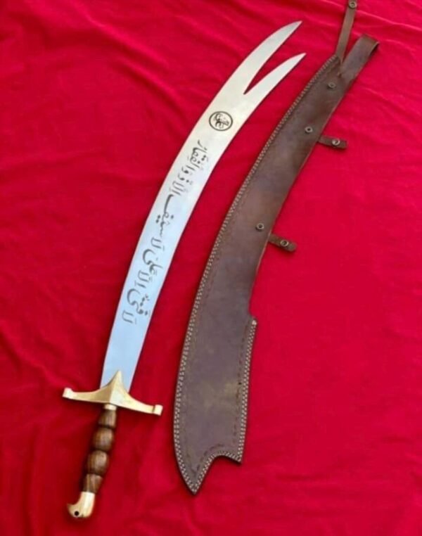 Handmade High Carbon Steel Sword, Vengai Wood Handle, Wooden Scabbard