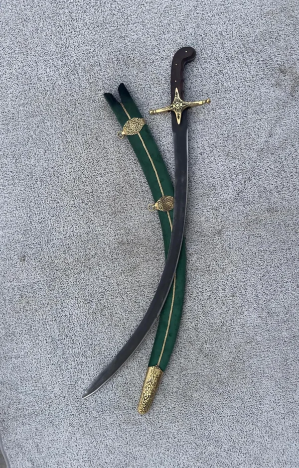 Handmade Antique Ottoman Shamshir, Historical Sword With Scabbard Gift For Him