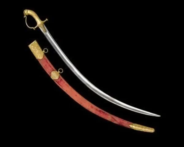 Antique Golden - brass handle sword tipu sultan sword